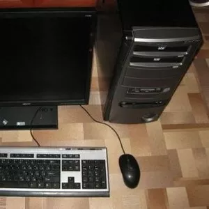 Игровой компьютер Intel E7300 с ЖК