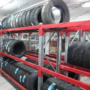 Стеллажи для хранения автомобильных шин (колес)