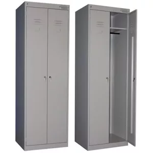 Металлическин шкафы многосекционные,  Металлические шкафы для магазинов
