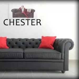 Диваны и кресла для кафе Chesterfield 1, 6 м