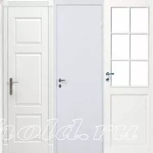 Белые межкомнатные двери,  дверные полотна