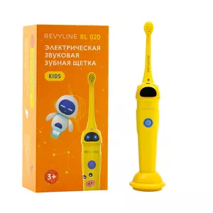 Желтая зубная щетка Revyline RL 020 Kids для ребенка