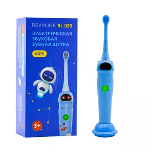 Звуковая щетка для детей в синем корпусе Revyline RL020