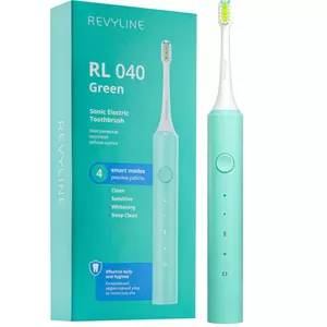 Зубная щетка Revyline RL040,  зеленый дизайн