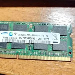 Память для ноутбука Samsung DDR3 2 Гб